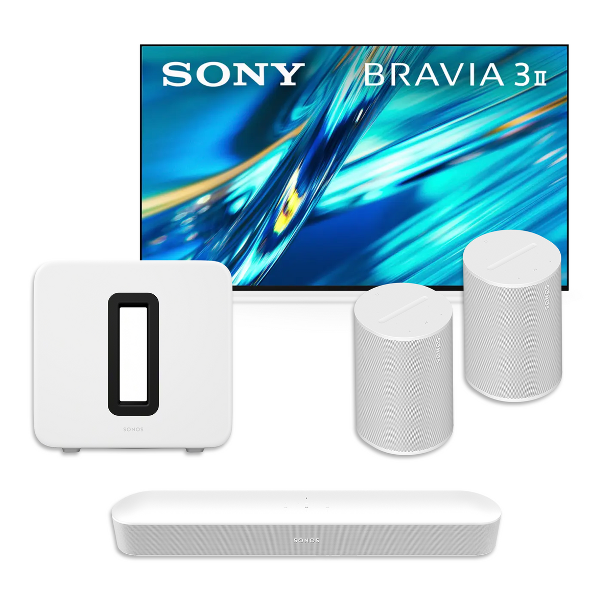 Ultimate Home Theater Bundle White