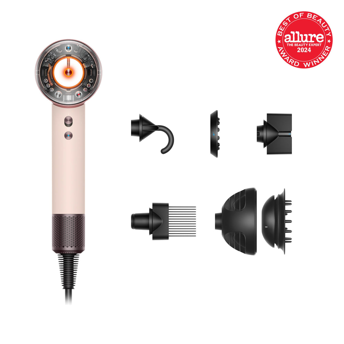 DYSON 4 PC DELUXE HAIR CARE BUNDLE