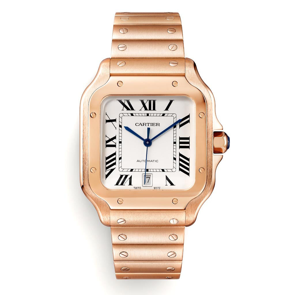 Santos de Cartier watch (Large) 39.8mm Rose Gold Mens Watch