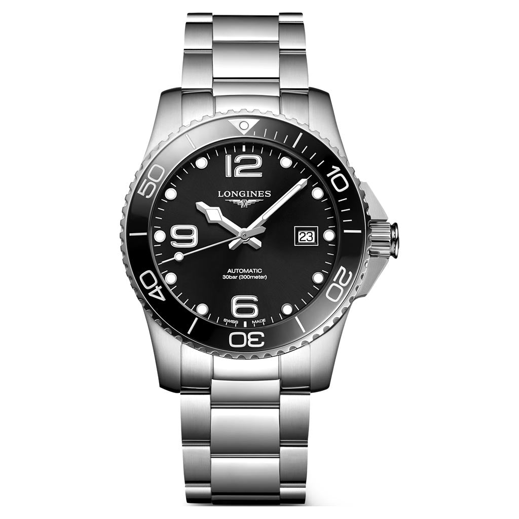 HYDROCONQUEST 41MM STEEL MENS WATCH