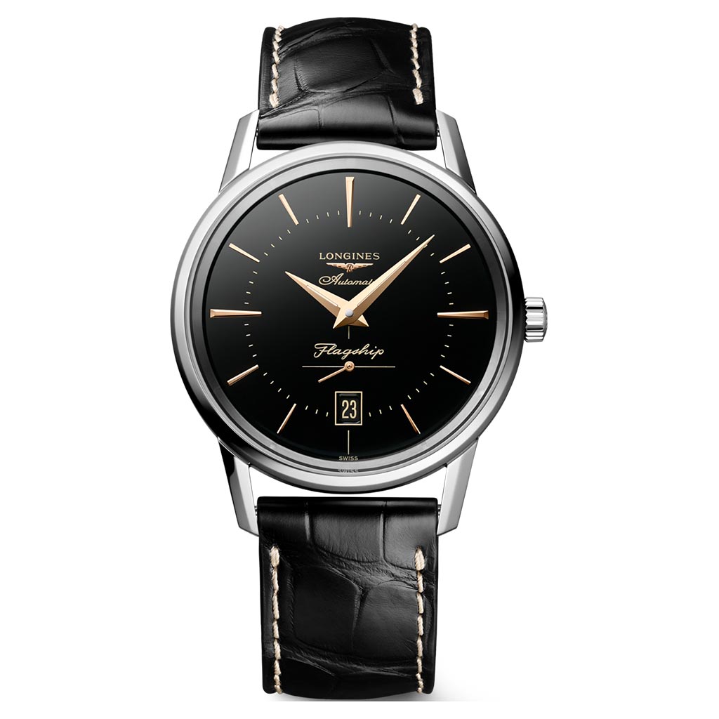 FLAGSHIP HERITAGE 38.5MM STEEL MENS WATCH