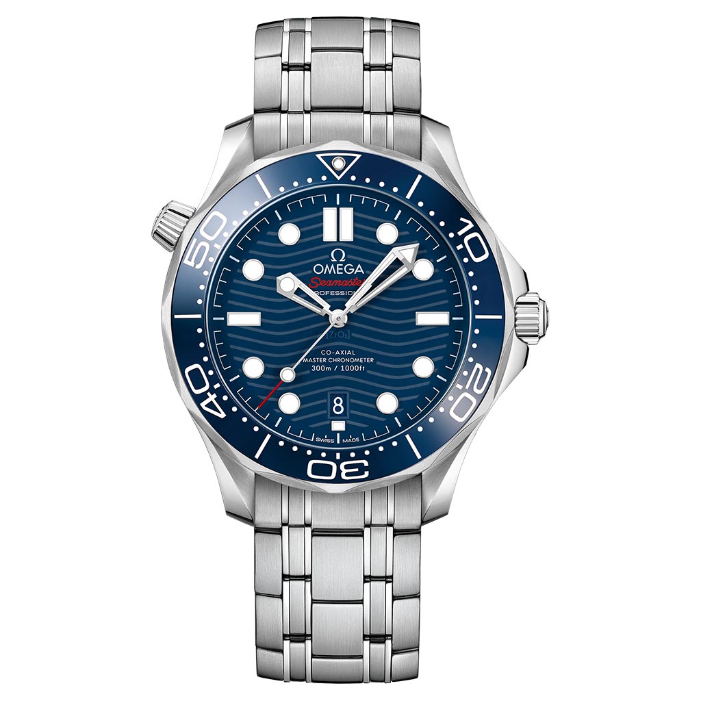 SEAMASTER DIVER 300M BLUE 42MM STEEL MENS WATCH