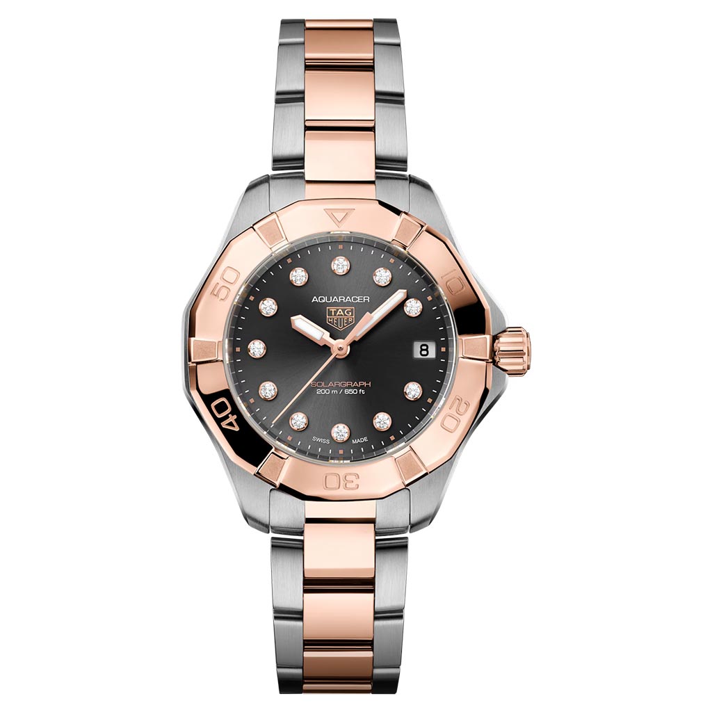 AQUARACER 34MM TH50-01 34MM STEEL LADIES WATCH