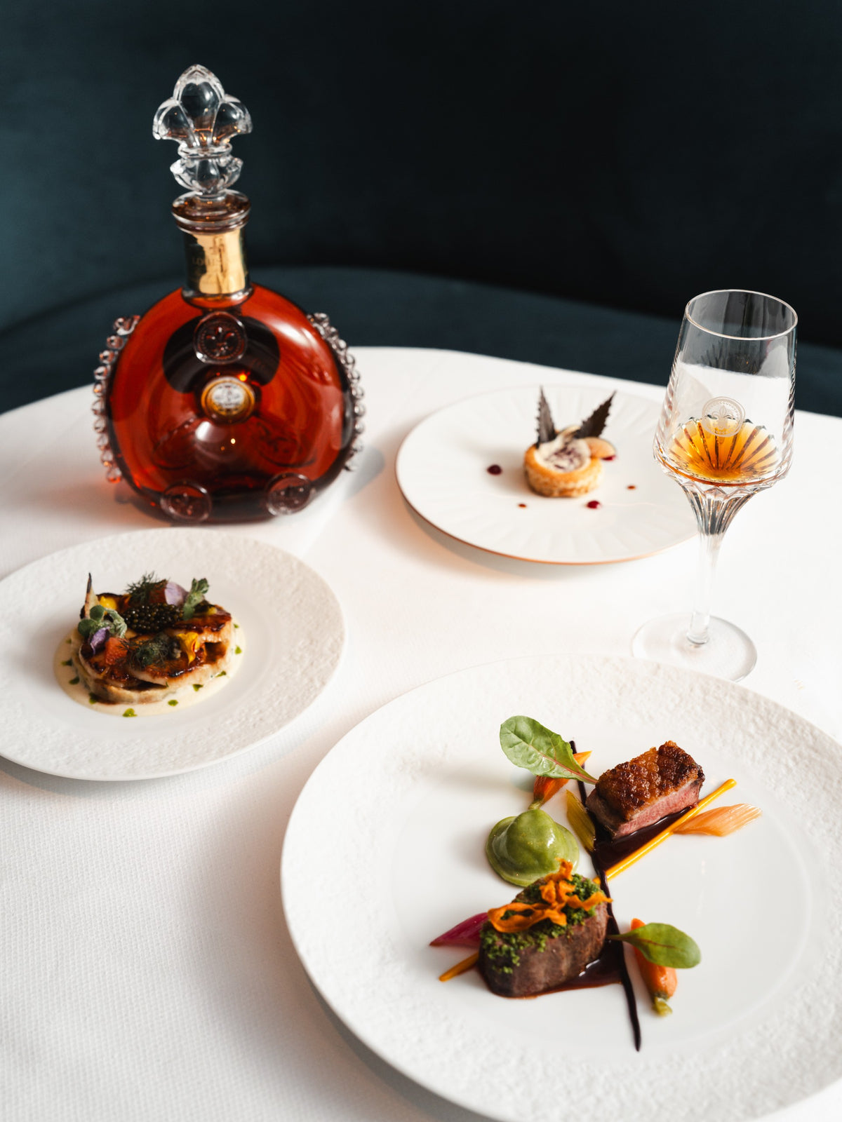 LOUIS XIII Pairing Dinner Table Setting