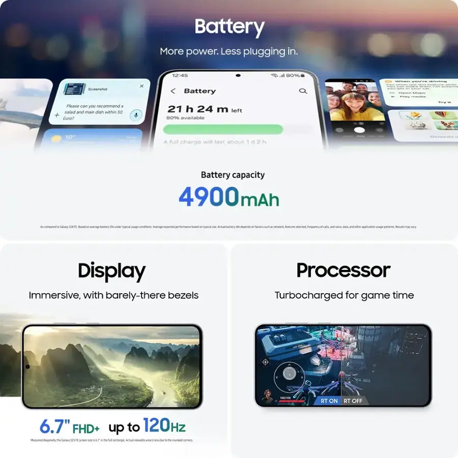 SAMSUNG GALAXY S25 FE - 128GB