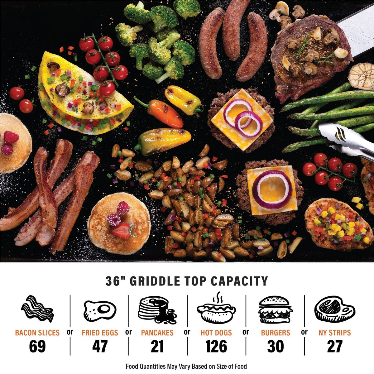 36" Omnivore Griddle with Hard Cover
