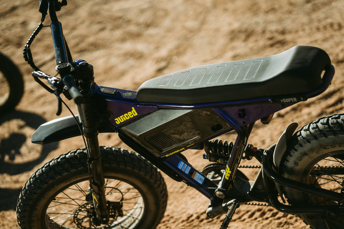 JUICED SCRAMBLER FULL SUSPENSION ELECTRIC PIT BIKE