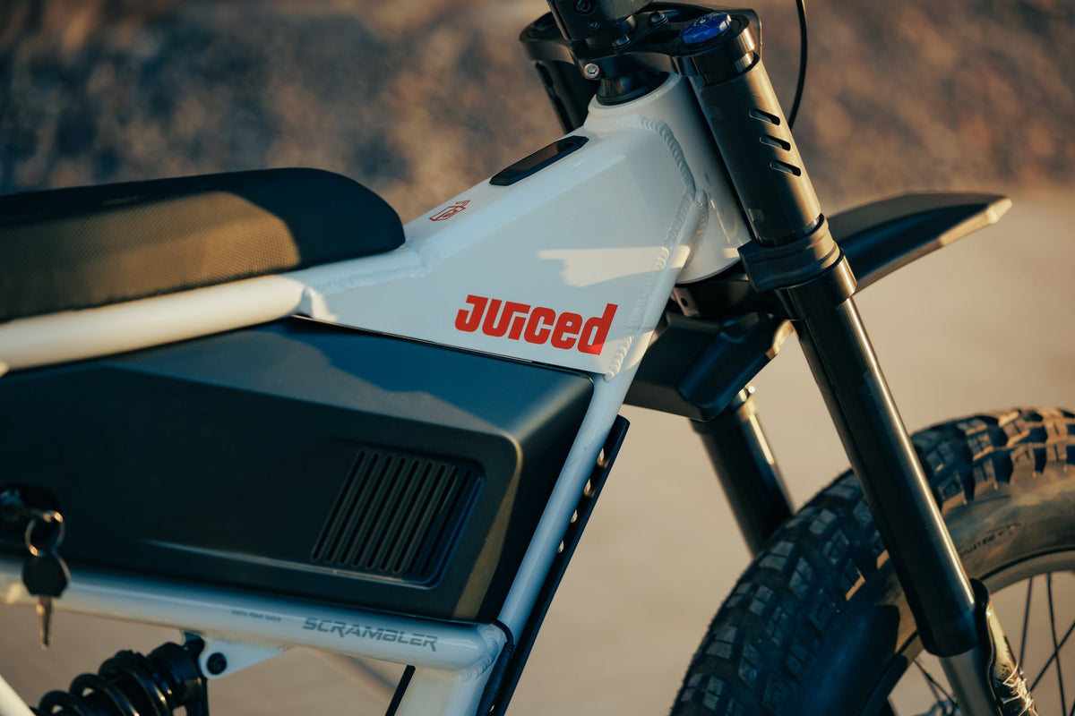 JUICED SCRAMBLER FULL SUSPENSION ELECTRIC PIT BIKE