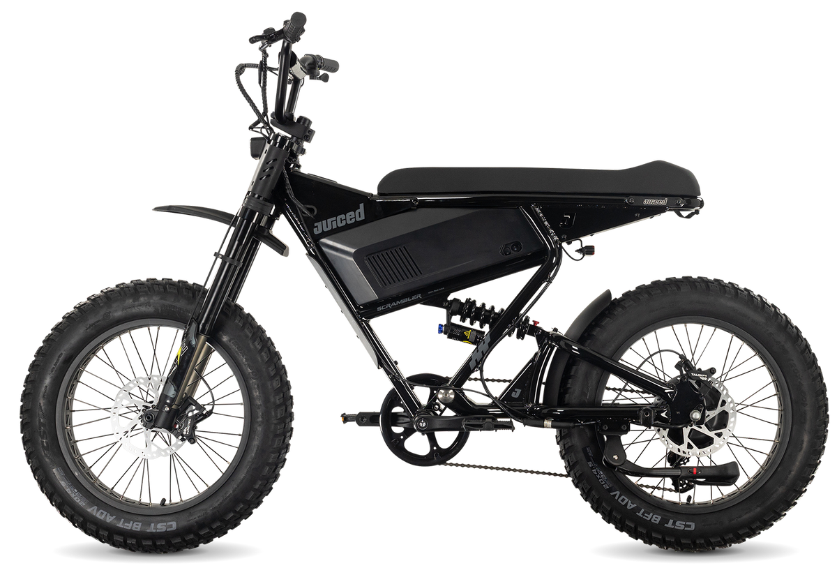 JUICED SCRAMBLER FULL SUSPENSION ELECTRIC PIT BIKE