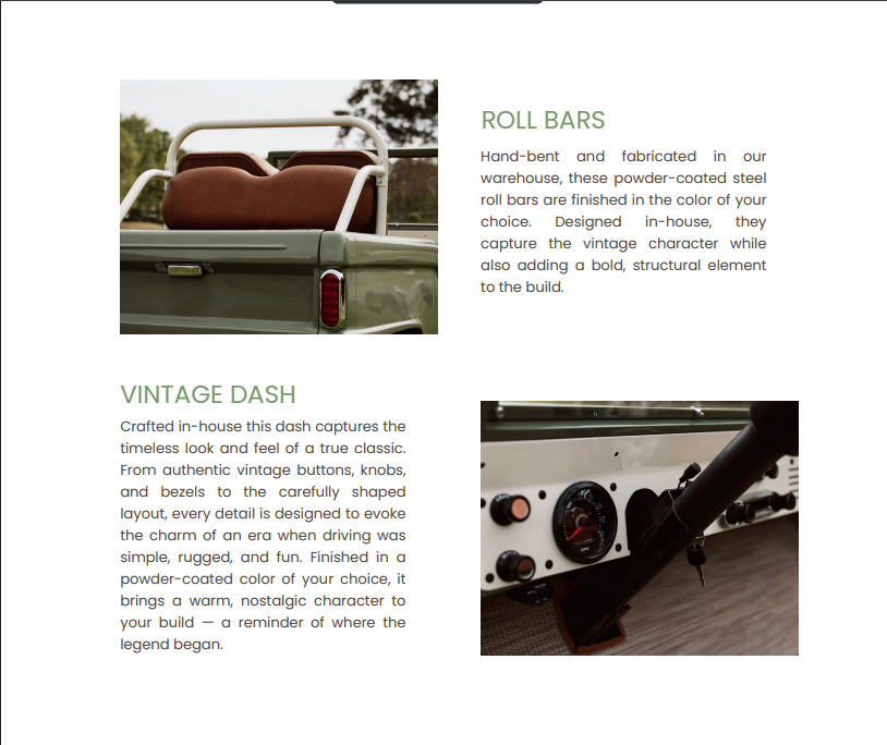 FORD BRONCO GOLF CART