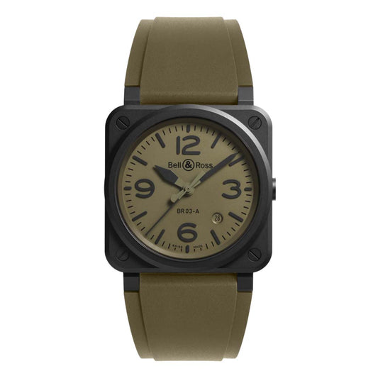 BR-03 Military Ceramic 41mm Ceramic Mens Watch