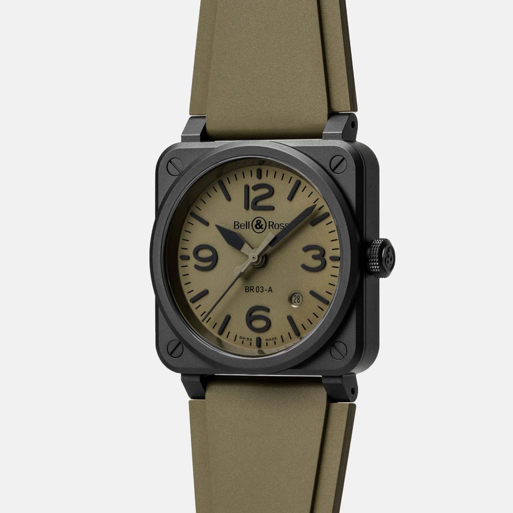 BR-03 Military Ceramic 41mm Ceramic Mens Watch