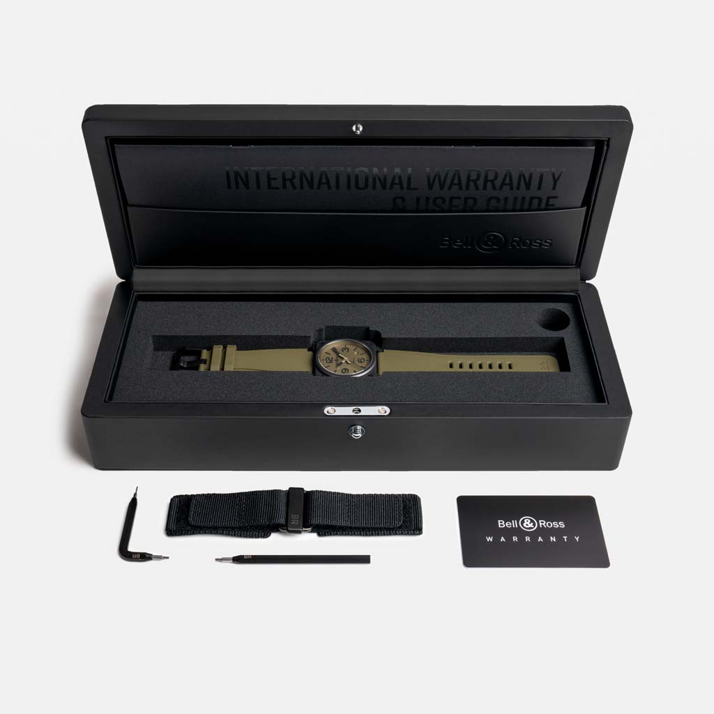 BR-03 Military Ceramic 41mm Ceramic Mens Watch