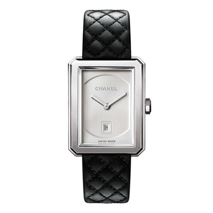 Boy Friend In Steel And Quilted Strap 26.7mm Steel Ladies Watch