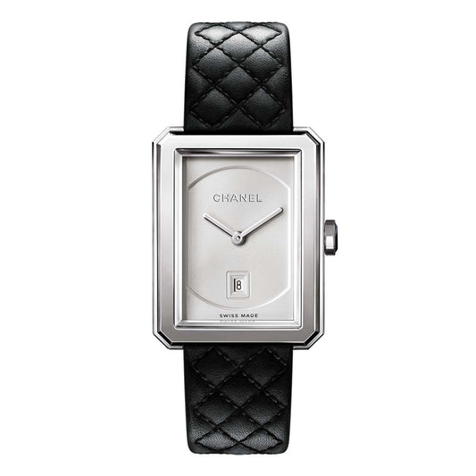 Boy Friend In Steel And Quilted Strap 26.7mm Steel Ladies Watch