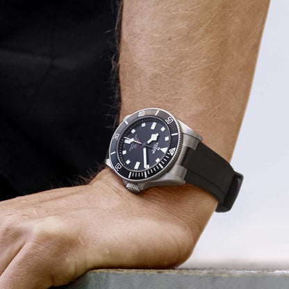 Pelagos Black Dial 39mm Titanium Mens Watch