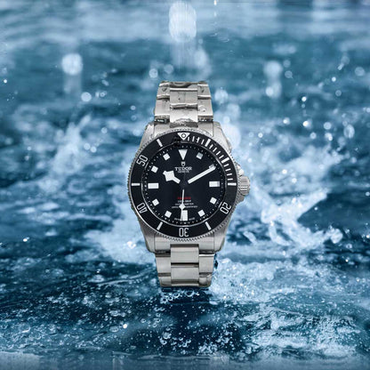Pelagos Black Dial 39mm Titanium Mens Watch