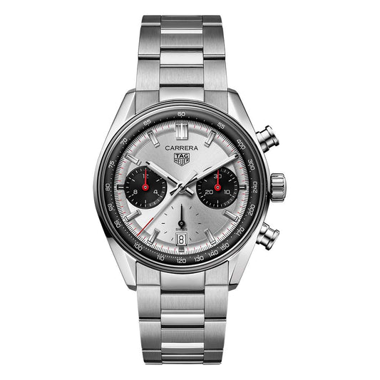 Carrera Chronograph 39mm Steel Mens Watch