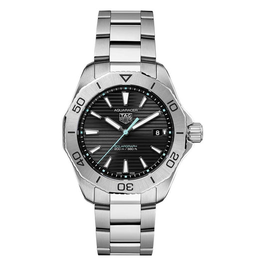Aquaracer Professional 200 Solargraph Black 40mm Steel Mens Watch