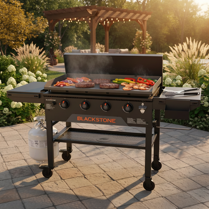 36 Omnivore Griddle with Hard Cover lifestyle photo