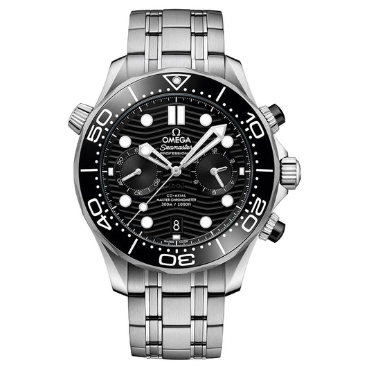 Omega Seamaster Diver 300M Chronograph 44mm Steel Mens Watch