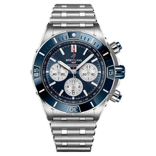 SUPER CHRONOMAT B01 44MM STEEL MENS WATCH