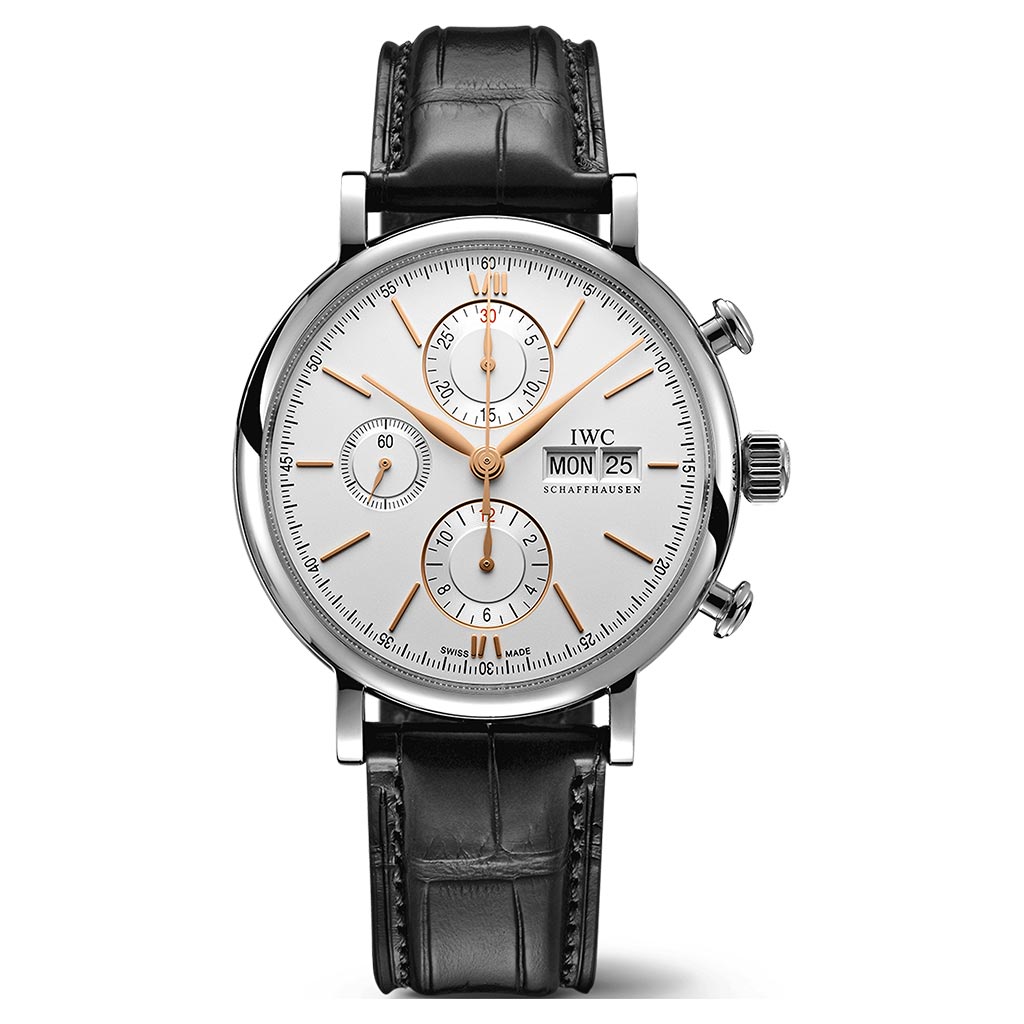 PORTOFINO CHRONOGRAPH SILVER 42MM STEEL MENS WATCH