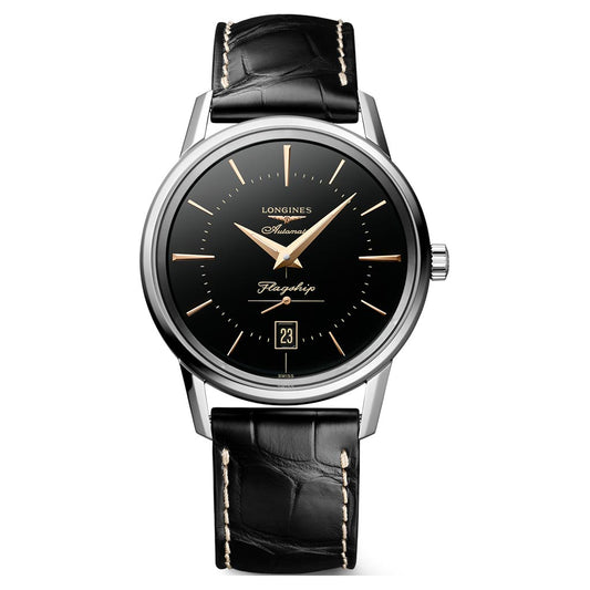 FLAGSHIP HERITAGE 38.5MM STEEL MENS WATCH