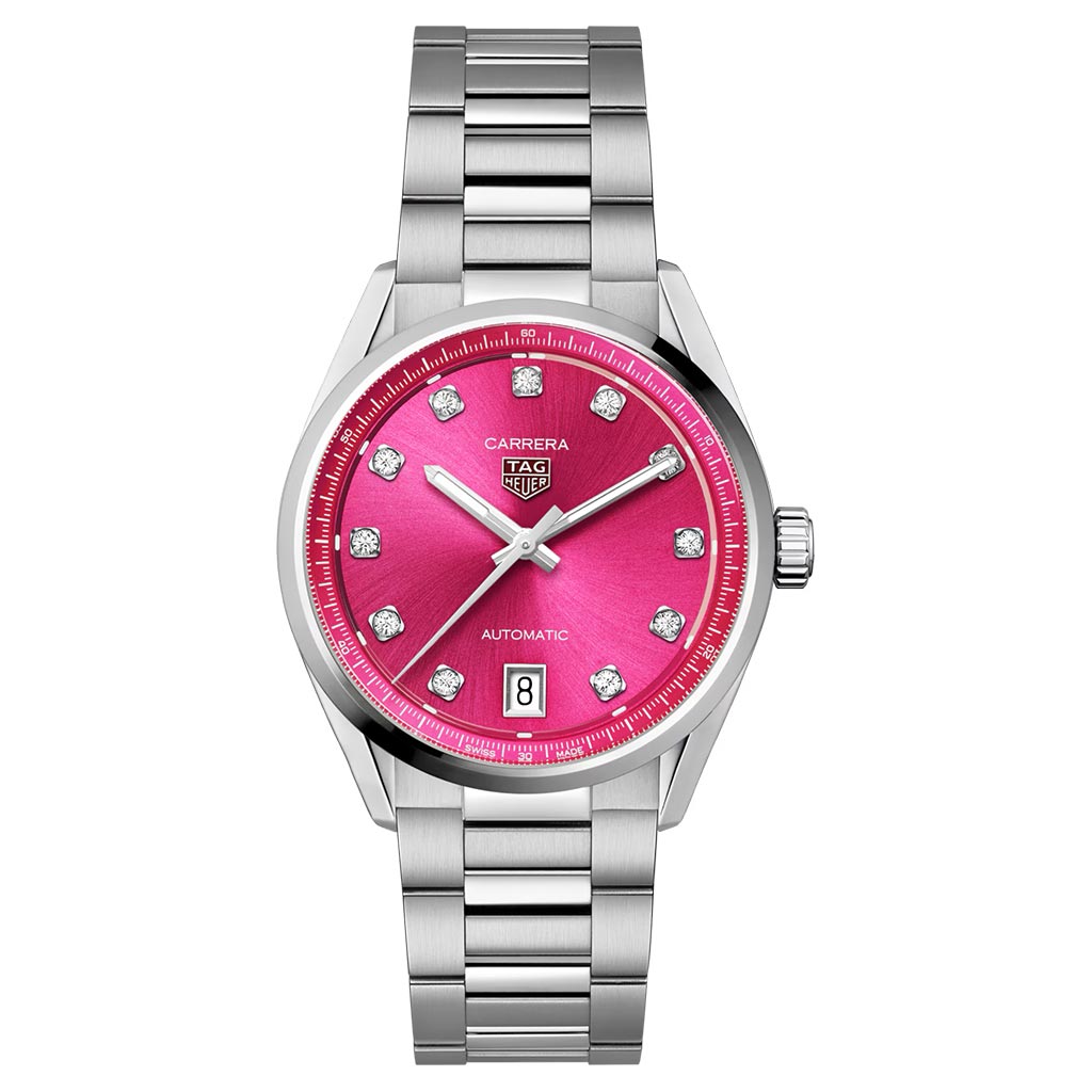 CARRERA 36MM CALIBRE 7 AUTOMATIC 36MM STEEL LADIES WATCH