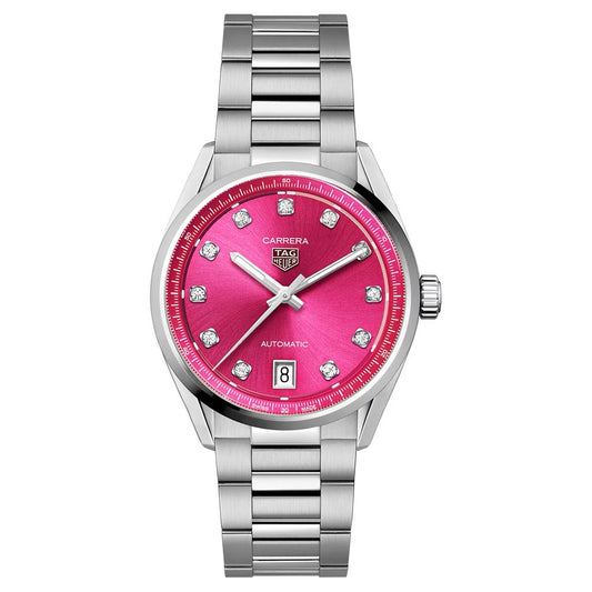 CARRERA 36MM CALIBRE 7 AUTOMATIC 36MM STEEL LADIES WATCH