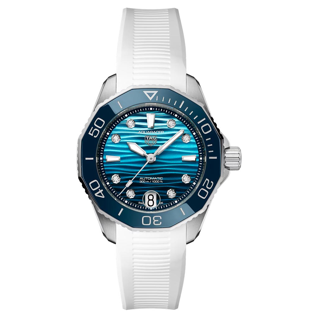 AQUARACER PROFESSIONAL 300 DATE 36MM STEEL LADIES WATCH