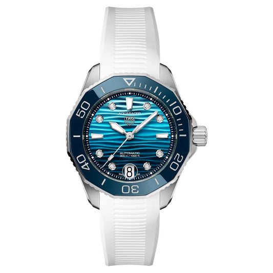 AQUARACER PROFESSIONAL 300 DATE 36MM STEEL LADIES WATCH